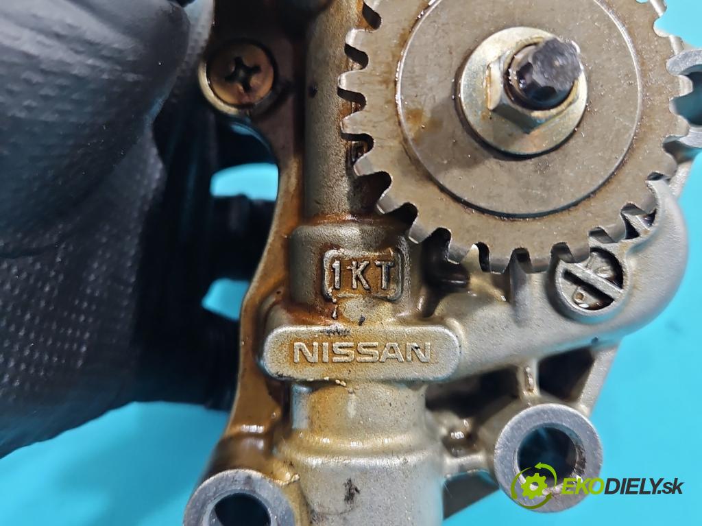Nissan Juke I 2010-2019 1.6 16V 117 hp manual 86 kW 1598 cm3 5- čerpadlo olej:  (Olejové čerpadlo)