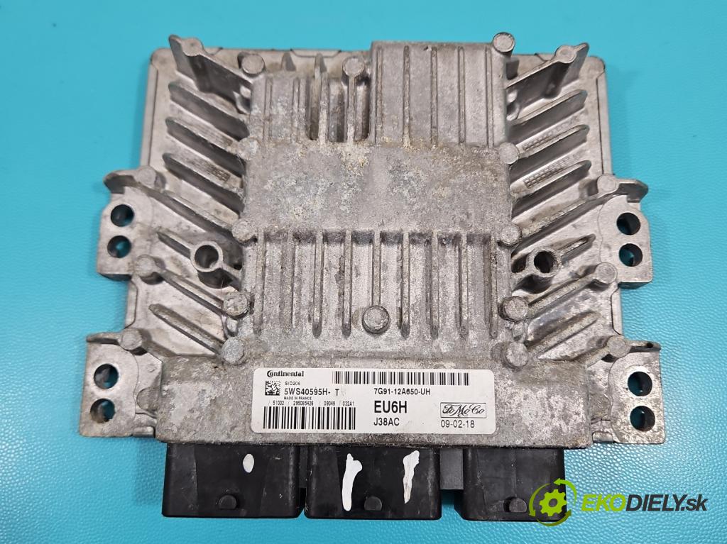 Ford Mondeo Mk4 2007-2014 2.0 tdci 140 hp manual 103 kW 1997 cm3 5- řídící jednotka motoru 7G91-12A650-UH