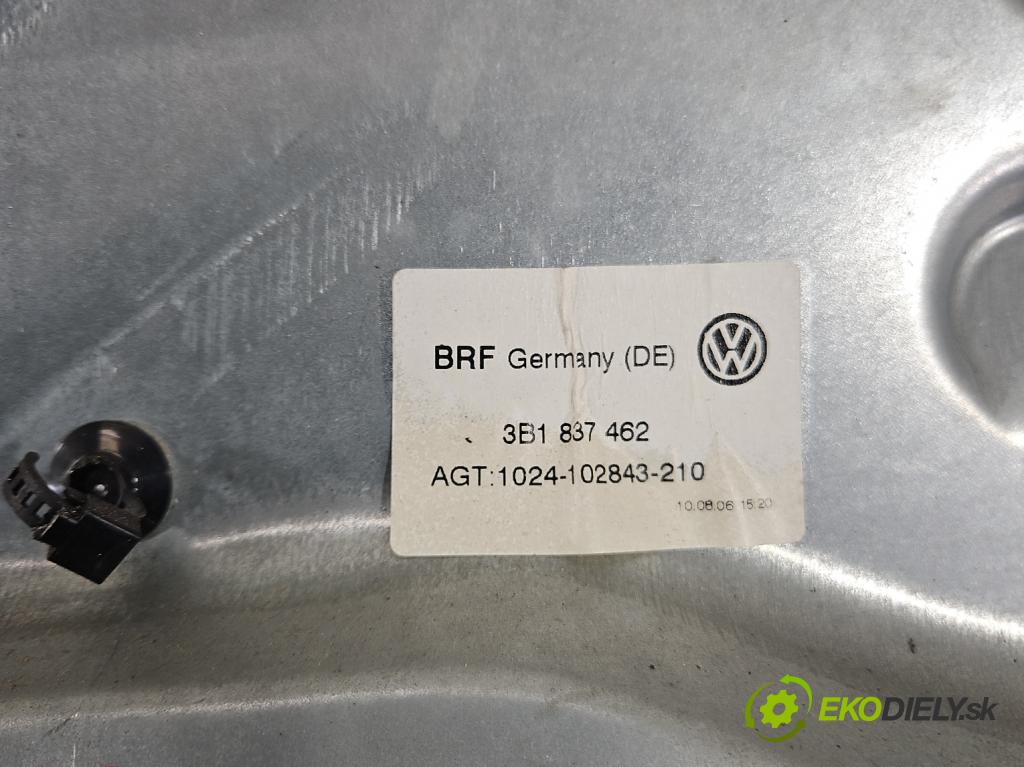 Vw Passat B5 1995-2005 1.9 tdi 131 hp manual 96 kW 1896 cm3 4- mechanismus stahování přední pravý 3B1837462