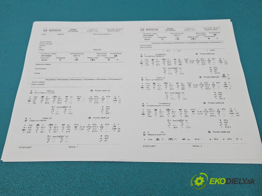Vw Passat B5 1995-2005 1.9 tdi 131 HP manual 96 kW 1896 cm3 4- vstrekovacie čerpadlo 0414720028 (Vstrekovač paliva)