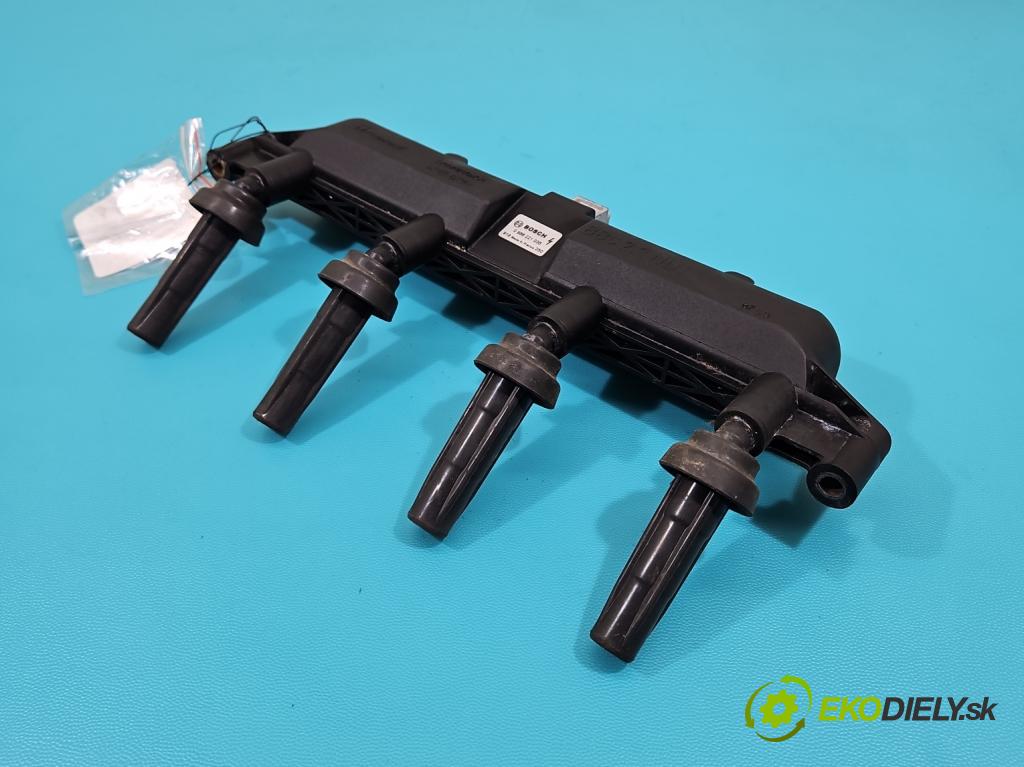 Peugeot 206 1.4 8v 75 HP manual 55 kW 1360 cm3 5- cievka zapaľovacia 0986221035 (Zapaľovacia cievka)