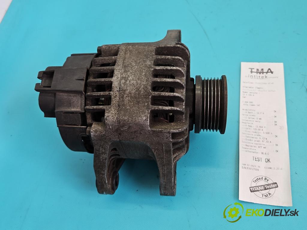 Alfa romeo 147 1.9 JTD 126 HP manual 93 kW 1910 cm3 5- Alternator 46782213 (Alternátor)