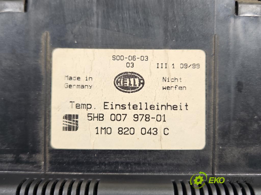 Seat Toledo II 1998-2004 1.9 tdi 110 HP manual 81 kW 1896 cm3 4- panel kúrenia 5HB007978-01