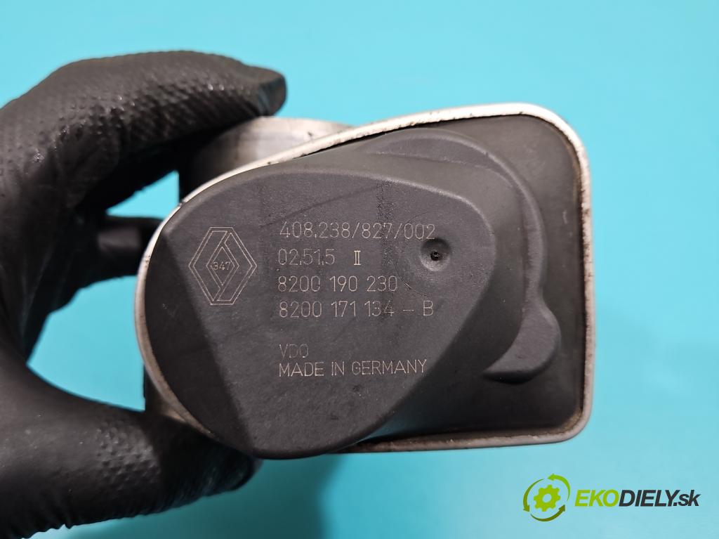 Renault Megane II 2003-2008 1.6 16V 113 HP manual 83 kW 1598 cm3 5- klapka 8200190230 (Škrtiaca klapka)