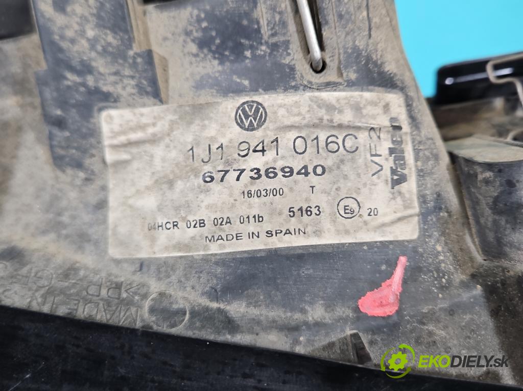 Vw Golf IV 1997-2003 2.0 8V 116 hp manual 85 kW 1984 cm3 5- světlo pravý  (Pravé přední světlo)
