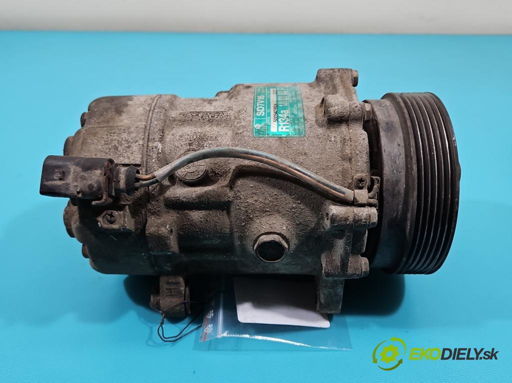 Seat Toledo II 1998-2004 1.6 SR 101 HP manual 74 kW 1596 cm3 4- Kompresor: klimatizácie 1J0820803F (Kompresor klimatizácie)