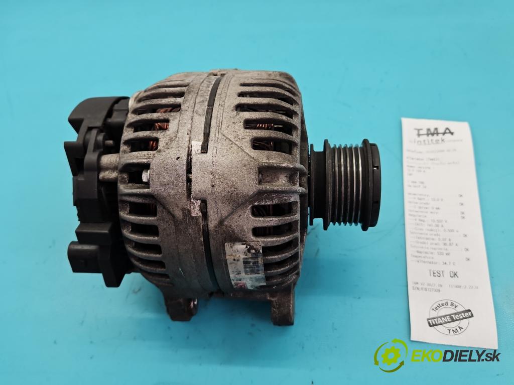 Vw Golf IV 1997-2003 1.9 tdi 90 HP manual 66 kW 1896 cm3 5- Alternator  (Alternátor)