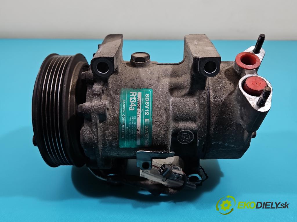 Peugeot 307 1.6 16v 109 HP manual 80 kW 1587 cm3 5- Kompresor: klimatizácie 3388501244 (Kompresor klimatizácie)