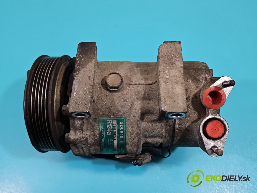 Peugeot 307 1.6 16v 109 HP manual 80 kW 1587 cm3 5- Kompresor: klimatizácie 3388501244 (Kompresor klimatizácie)