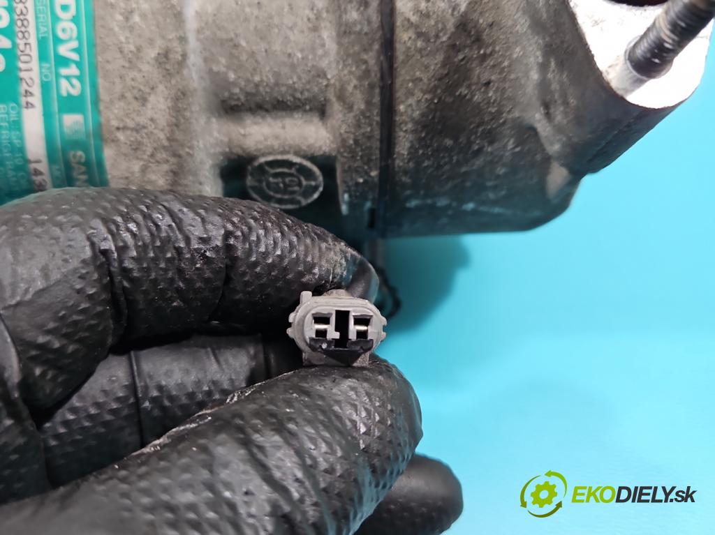 Peugeot 307 1.6 16v 109 HP manual 80 kW 1587 cm3 5- Kompresor: klimatizácie 3388501244 (Kompresor klimatizácie)