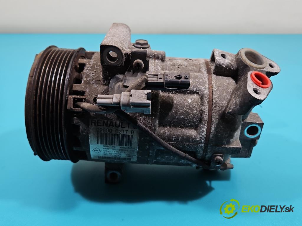 Renault Clio IV 2012-2020 0.9 Tce 90 HP manual 66 kW 898 cm3 5- Kompresor: klimatizácie 926000217R (Kompresor klimatizácie)