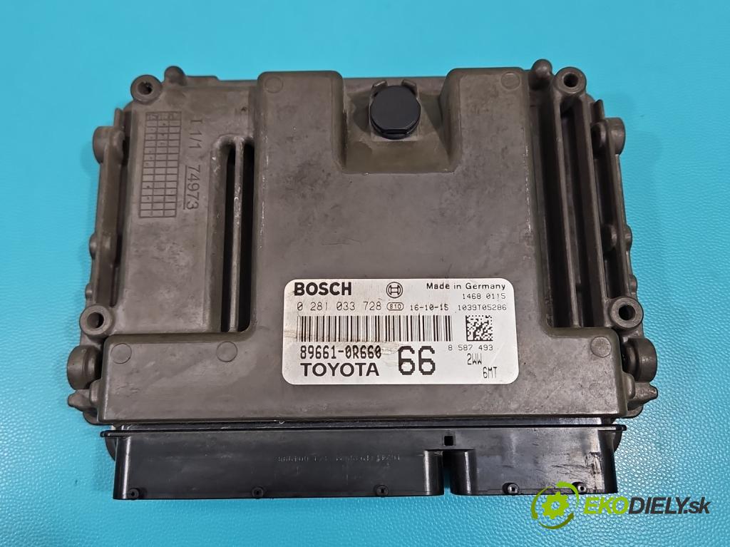 Toyota Rav4 IV 2013-2018 2.0 D4D 143 HP manual 105 kW 1995 cm3 5- riadiaca jednotka motora 0281033728