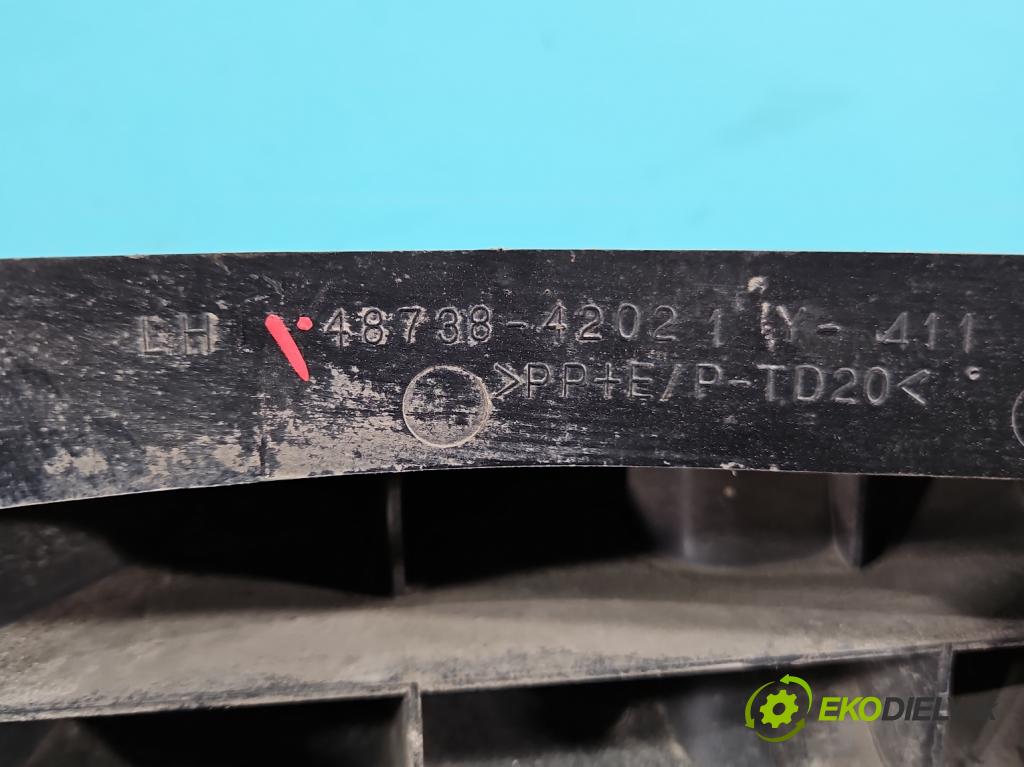 Toyota Rav4 IV 2013-2018 2.0 D4D 143 hp manual 105 kW 1995 cm3 5- kryt plastová 48738-42021