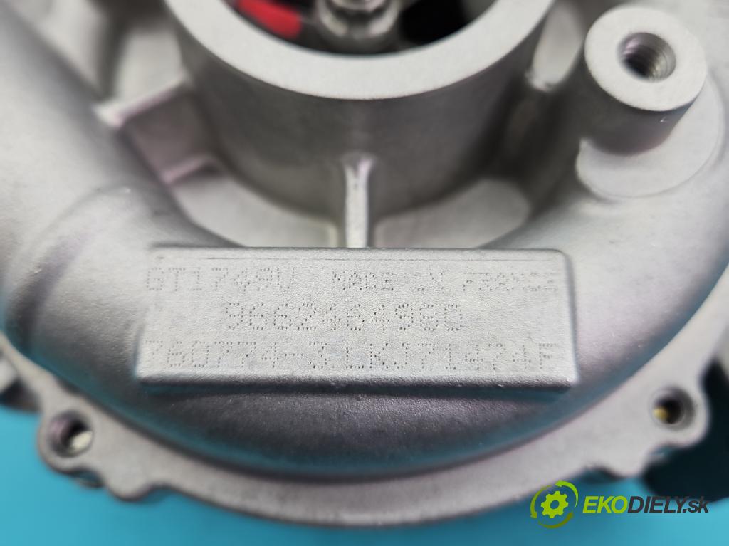 Ford Mondeo Mk4 2007-2014 2.0 tdci 140 HP manual 103 kW 1997 cm3 5- turbodúchadlo, turbo repasovaná 760774-3