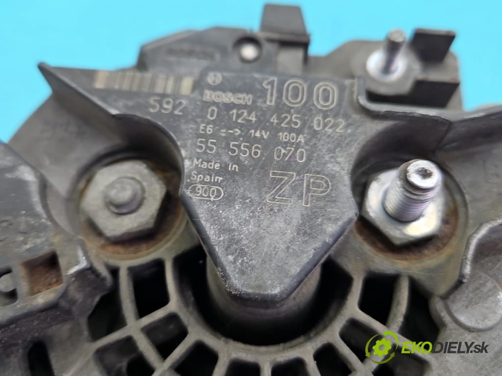 Opel Combo C 2001-2011 1.6 16V 97KM manual 71 kW 1598 cm3 5- Alternator 0124425022 (Alternátor)