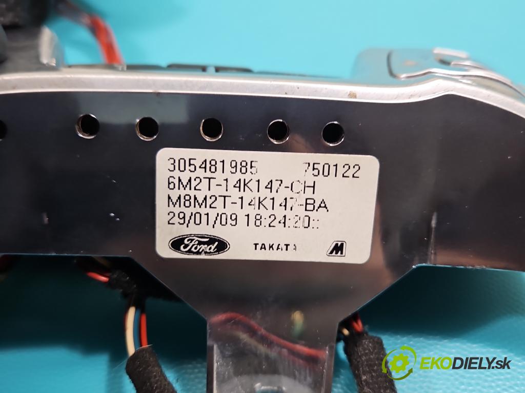 Ford Mondeo Mk4 2007-2014 2.0 tdci 140 HP manual 103 kW 1997 cm3 5- prepínač multifunkční: řízení: 6M2T-14K147-CH (Prepínacie páčky pod volantom)