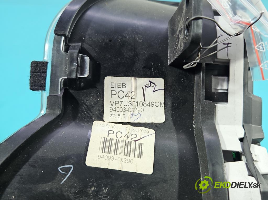 Hyundai I10 I 2008-2013 1.2 16V 78 HP manual 57,3 kW 1248 cm3 5- prístrojovka/ budíky 94003-0X290 (Prístrojová doska)