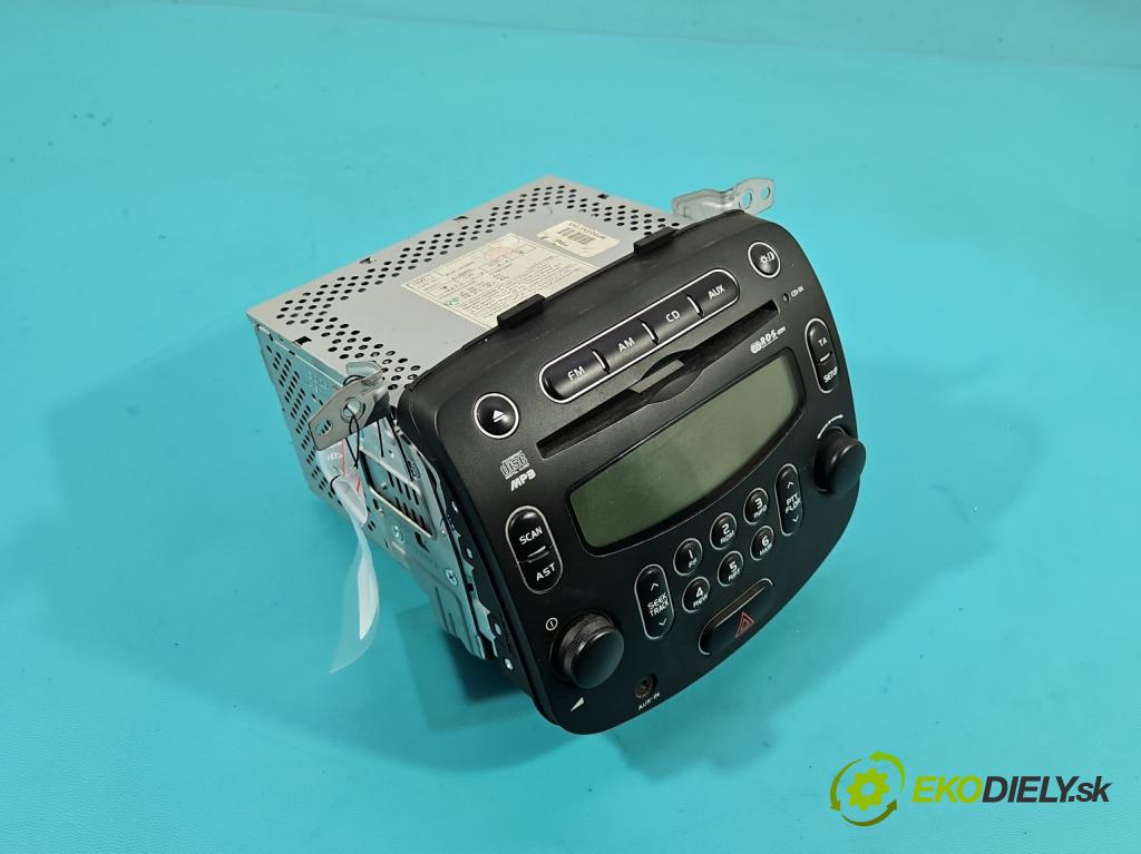 Hyundai I10 I 2008-2013 1.2 16V 78 HP manual 57,3 kW 1248 cm3 5- Radio originál 96100-0X2304X