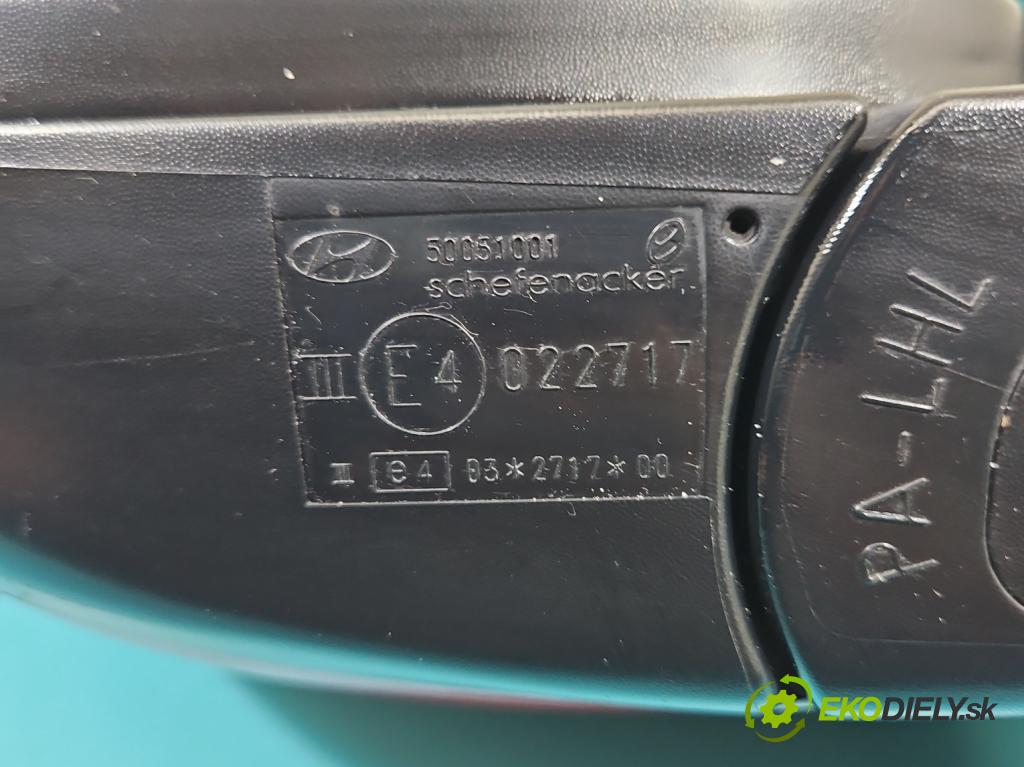 Hyundai I10 I 2008-2013 1.2 16V 78 hp manual 57,3 kW 1248 cm3 5- zpětné zrcátko levé  (Klika dveří ostatní)