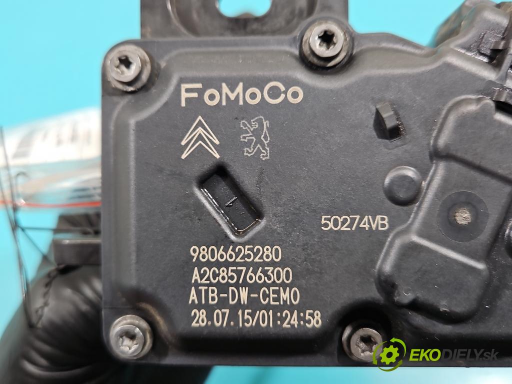 Peugeot 508 I 2010-2018 2.0 hdi 150 HP manual 110 kW 1997 cm3 4- klapka 9806625280 (Škrtiaca klapka)