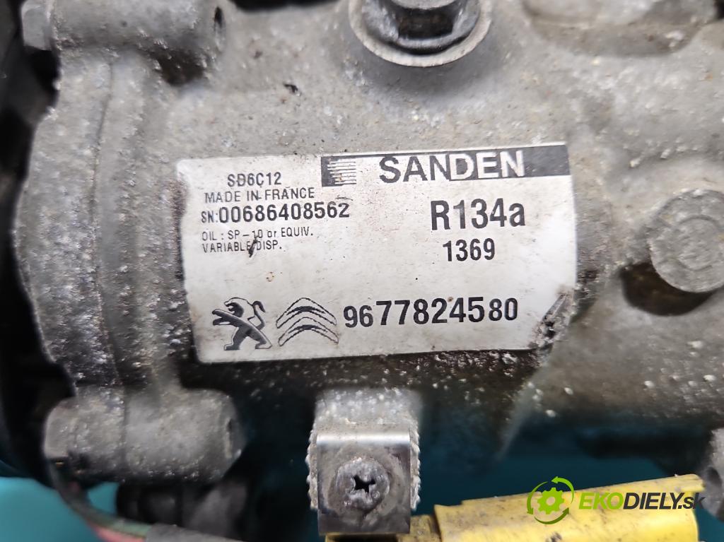 Peugeot 508 I 2010-2018 2.0 hdi 150 HP manual 110 kW 1997 cm3 4- Kompresor: klimatizácie 9677824580 (Kompresor klimatizácie)