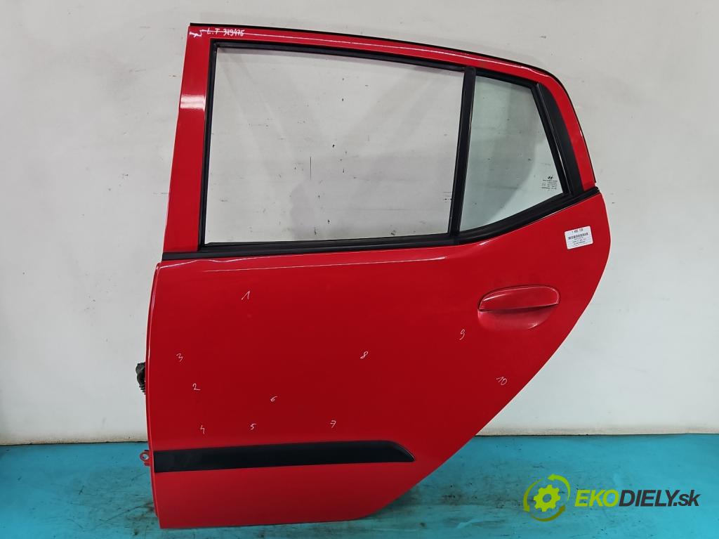 Hyundai I10 I 2008-2013 1.2 16V 78 hp manual 57,3 kW 1248 cm3 5- dveře zadní levé  (Klika dveří ostatní)