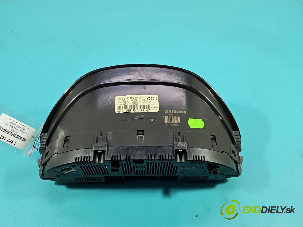 Mercedes A W169 2004-2012 2.0 CDI 109 HP automatic 80 kW 1992 cm3 5- prístrojovka/ budíky A1695406247 (Prístrojová doska)