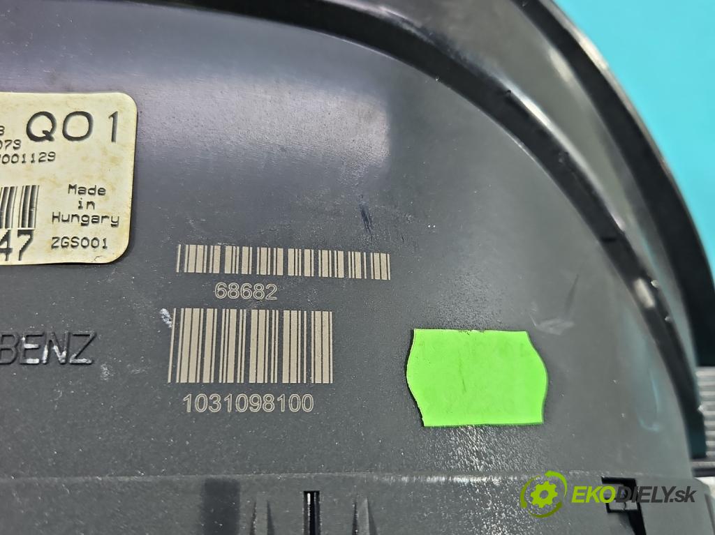 Mercedes A W169 2004-2012 2.0 CDI 109 HP automatic 80 kW 1992 cm3 5- prístrojovka/ budíky A1695406247 (Prístrojová doska)