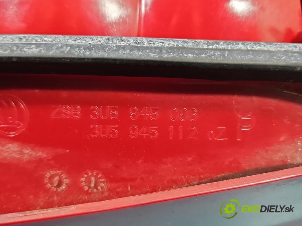 Skoda Superb I 2001-2008 1.9 tdi 131 HP automatic 96 kW 1896 cm3 4- svetlo / reflektor zadné pravé 3U5945096 (Kľučka dverí ostatné)