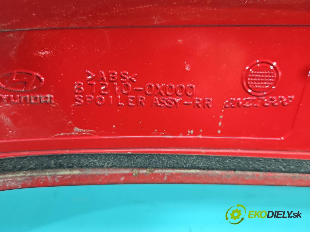 Hyundai I10 I 2008-2013 1.2 16V 78 hp manual 57,3 kW 1248 cm3 5- spoiler 87210-0X000 (Spoiler)