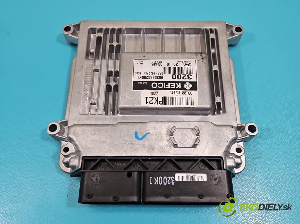 Hyundai I10 I 2008-2013 1.2 16V 78 HP manual 57,3 kW 1248 cm3 5- riadiaca jednotka motora 39110-03145