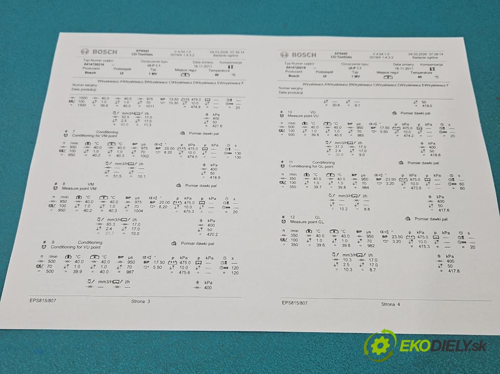 Skoda Superb I 2001-2008 1.9 tdi 131 hp automatic 96 kW 1896 cm3 4- vstřikovací čerpadlo 0414720216 (Vstřikovač paliva)