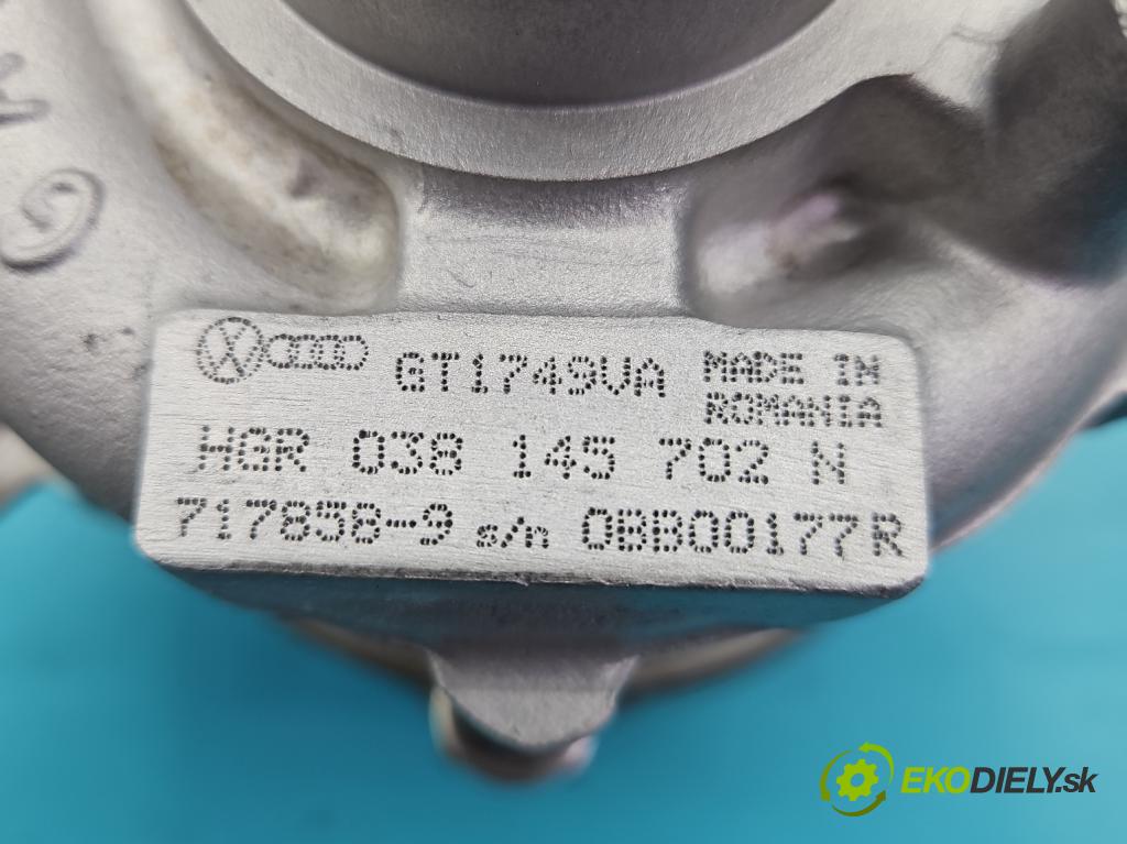 Skoda Superb I 2001-2008 1.9 tdi 131 HP automatic 96 kW 1896 cm3 4- turbodúchadlo, turbo repasovaná 717858-9