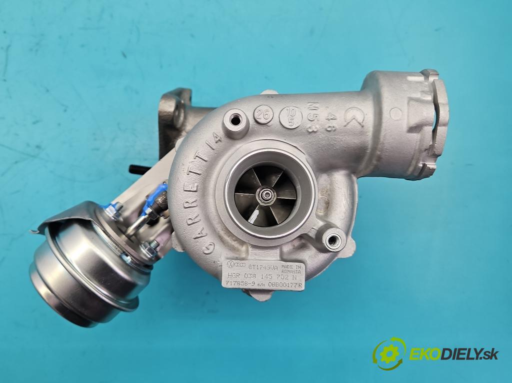 Skoda Superb I 2001-2008 1.9 tdi 131 HP automatic 96 kW 1896 cm3 4- turbodúchadlo, turbo repasovaná 717858-9