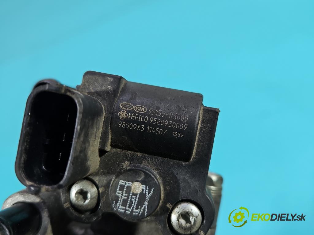 Hyundai I10 I 2008-2013 1.2 16V 78 HP manual 57,3 kW 1248 cm3 5- klapka 35150-03000 (Škrtiaca klapka)