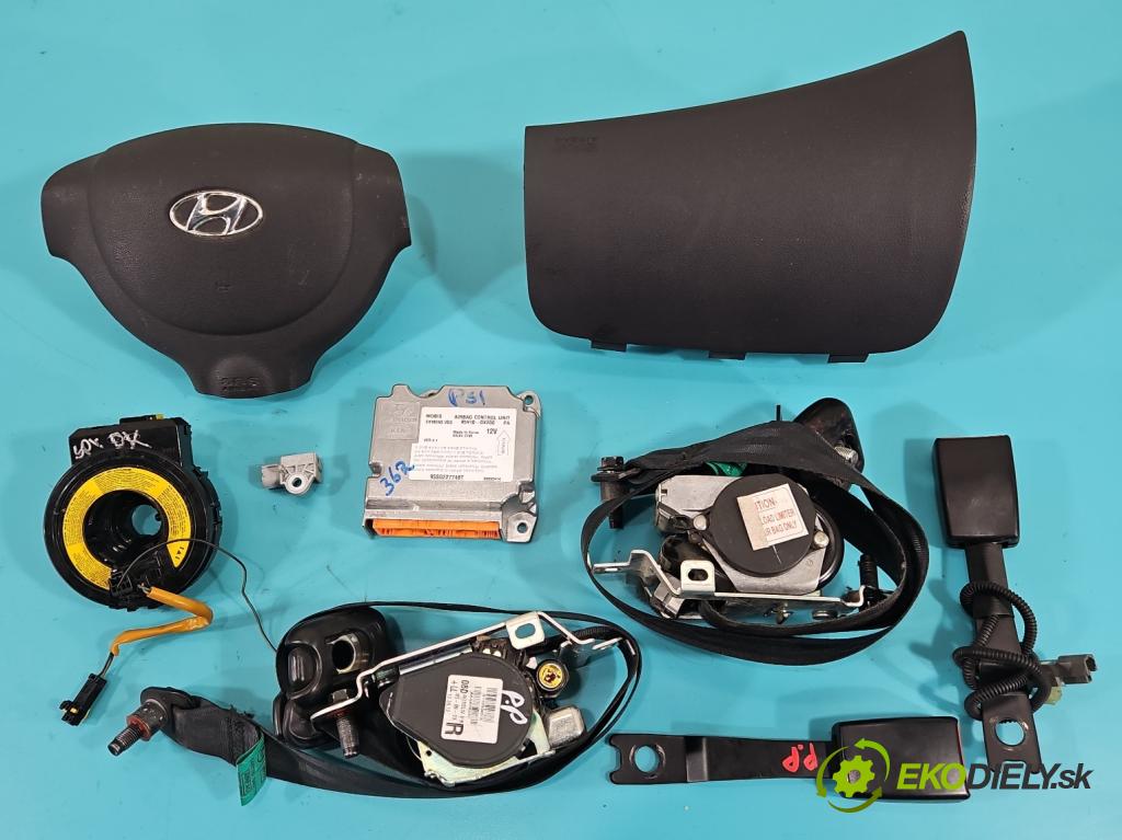 Hyundai I10 I 2008-2013 1.2 16V 78 HP manual 57.3 kW 1248 cm3 5- airbag vzduchové soubor: