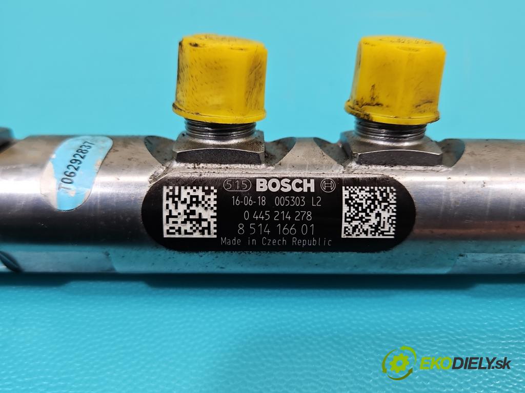 Toyota Rav4 IV 2013-2018 2.0 D4D 143 HP manual 105 kW 1995 cm3 5- lišta vstrekovacia 0445214278 (Vstrekovacia lišta)