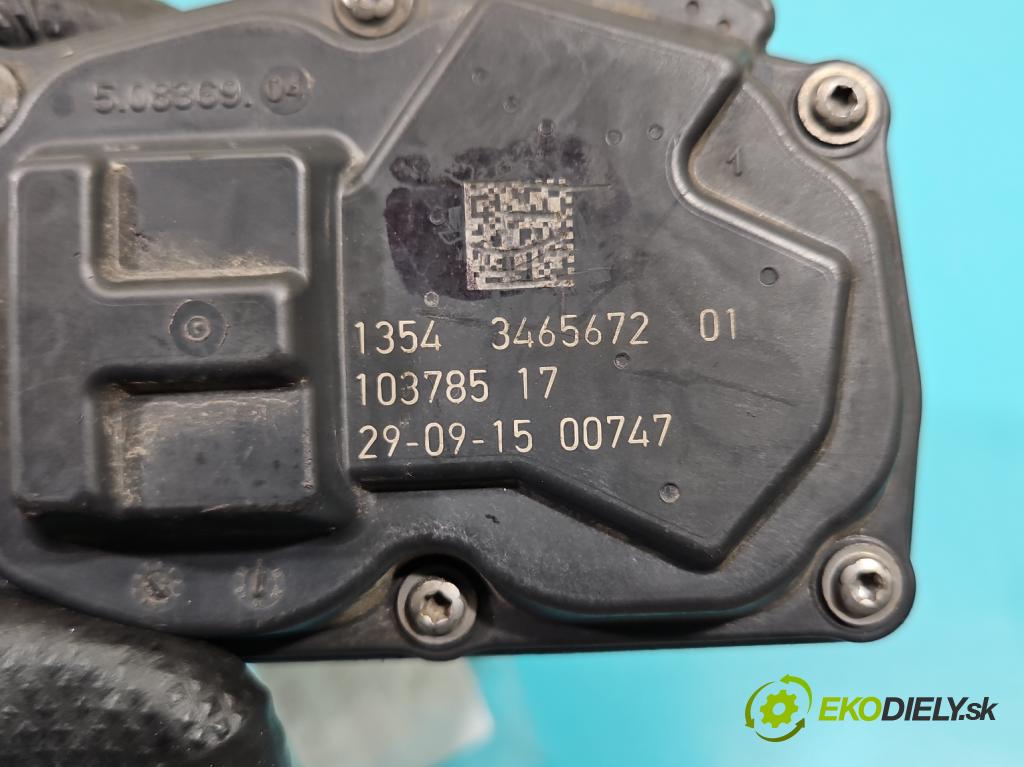 Toyota Rav4 IV 2013-2018 2.0 D4D 143 HP manual 105 kW 1995 cm3 5- klapka 3465672 (Škrtiaca klapka)