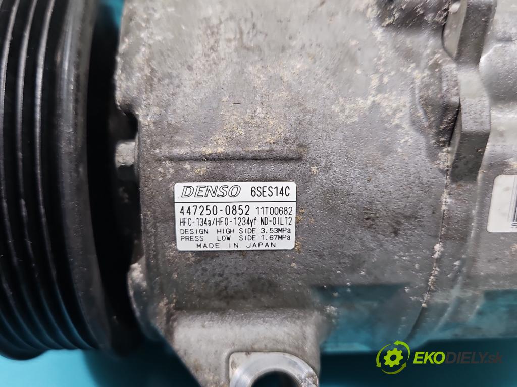 Toyota Rav4 IV 2013-2018 2.0 D4D 143 hp manual 105 kW 1995 cm3 5- Kompresor: klíma 447250-0852 (Kompresor klimatizace)
