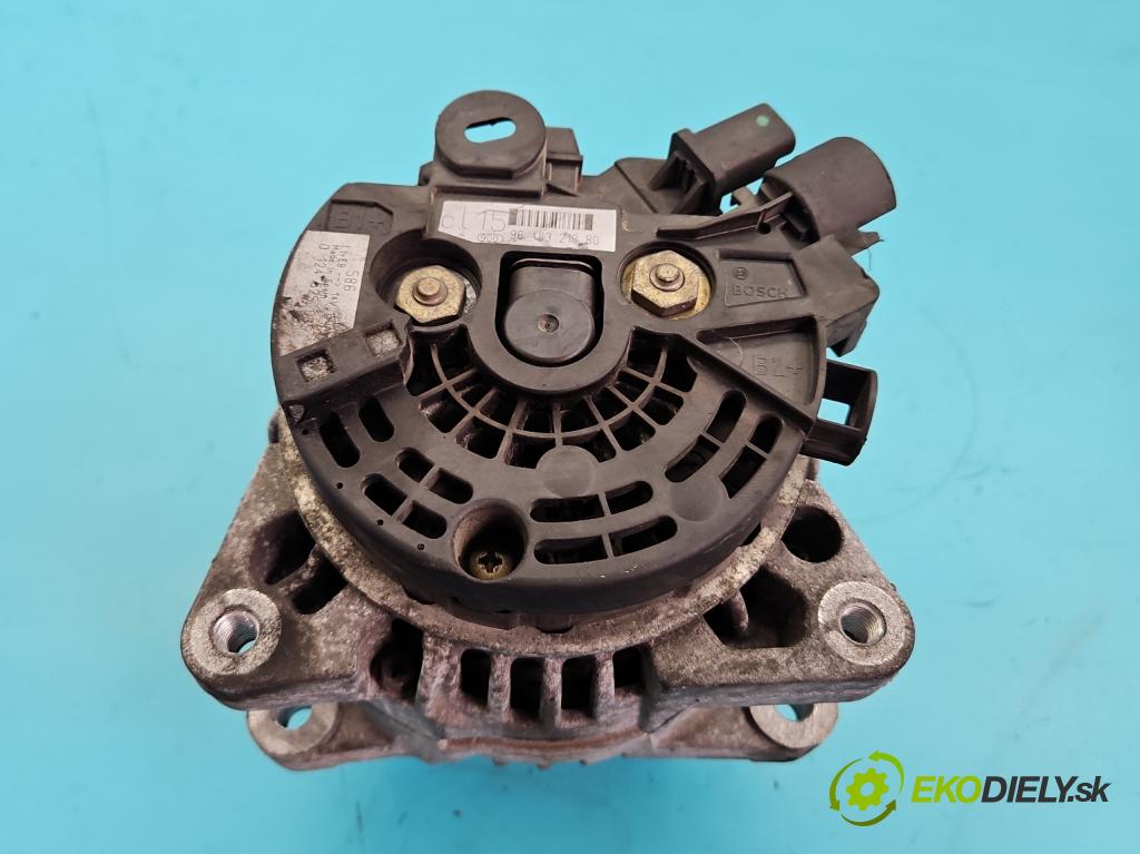 Citroen C4 I 2004-2011 1.6 HDI 109 HP manual 80 kW 1560 cm3 3- Alternator 9646321880 (Alternátor)