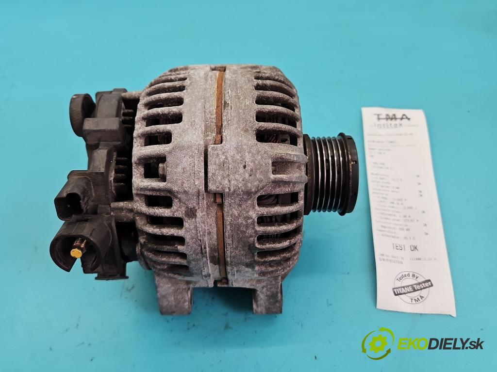 Citroen C4 I 2004-2011 1.6 HDI 109 HP manual 80 kW 1560 cm3 3- Alternator 9646321880 (Alternátor)