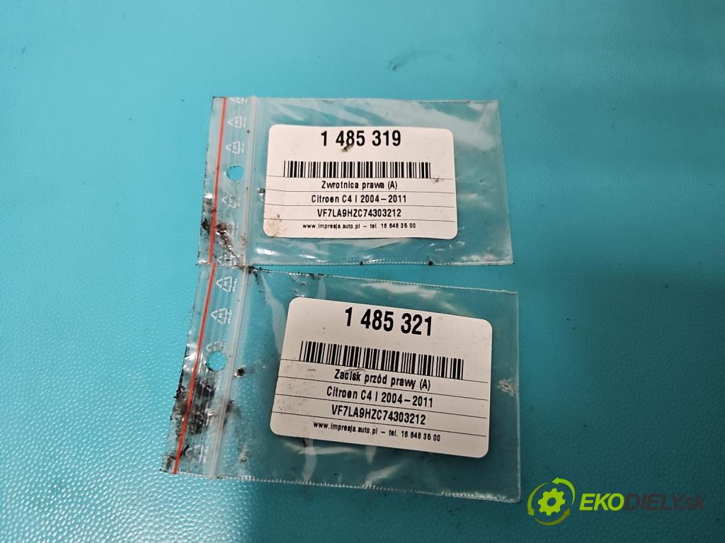 Citroen C4 I 2004-2011 1.6 HDI 109 hp manual 80 kW 1560 cm3 3- náboj pravé  (Náboj kola)