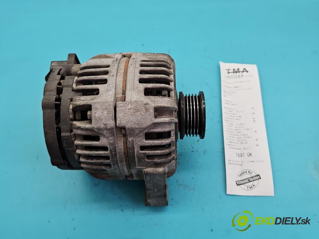 Skoda Fabia I 1999-2007 1.4 mpi 68 HP manual 50 kW 1397 cm3 5- Alternator 047903015QX (Alternátor)