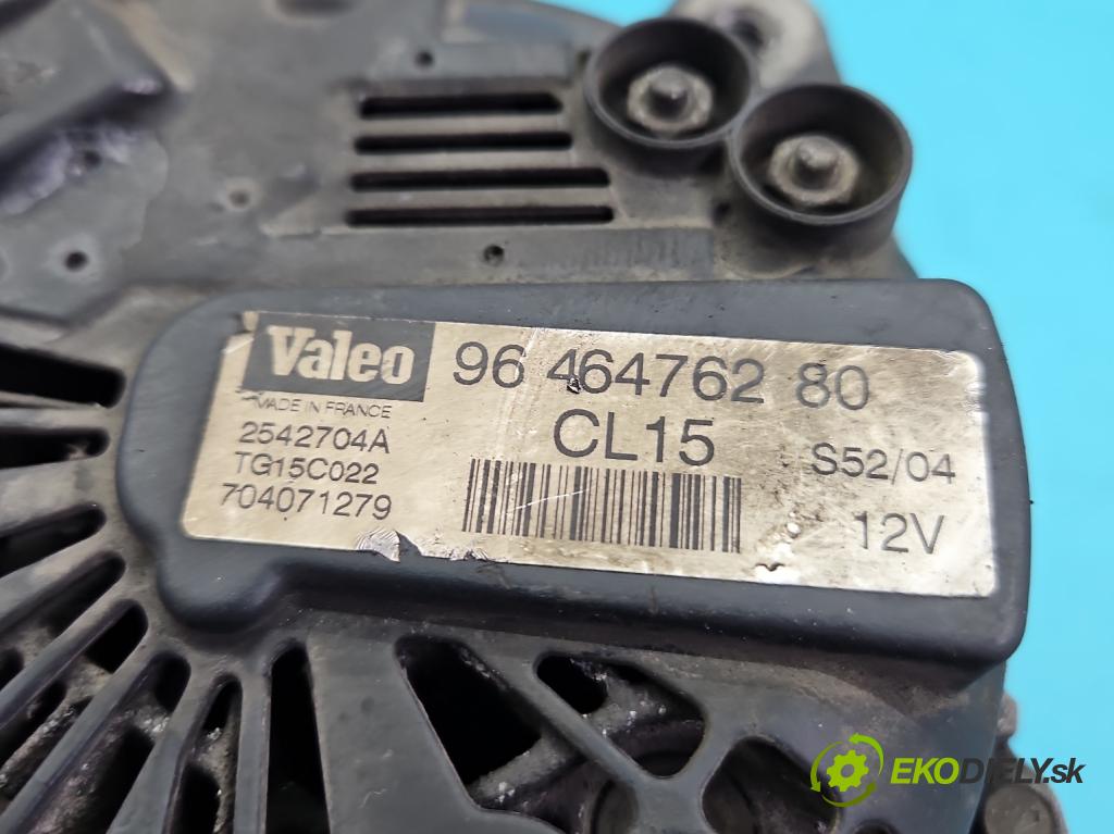 Citroen C3 I 2002-2009 1.4 HDI 68 HP manual 50 kW 1398 cm3 5- Alternator 9646476280 (Alternátor)