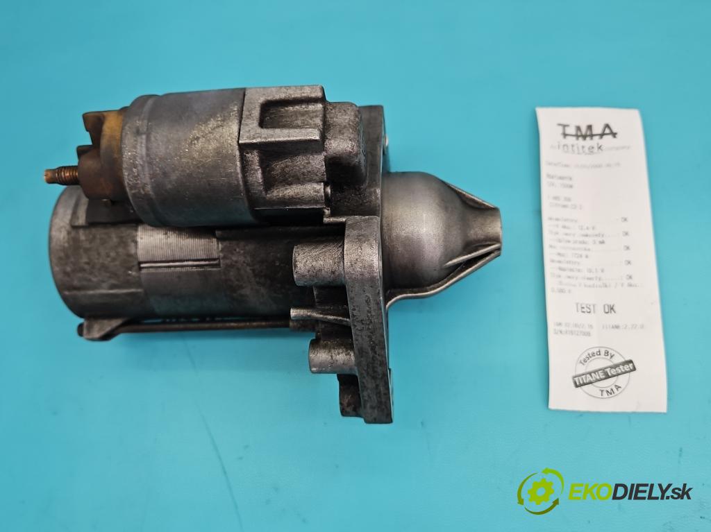 Citroen C3 I 2002-2009 1.4 HDI 68 HP manual 50 kW 1398 cm3 5- štartér  (Štartér)