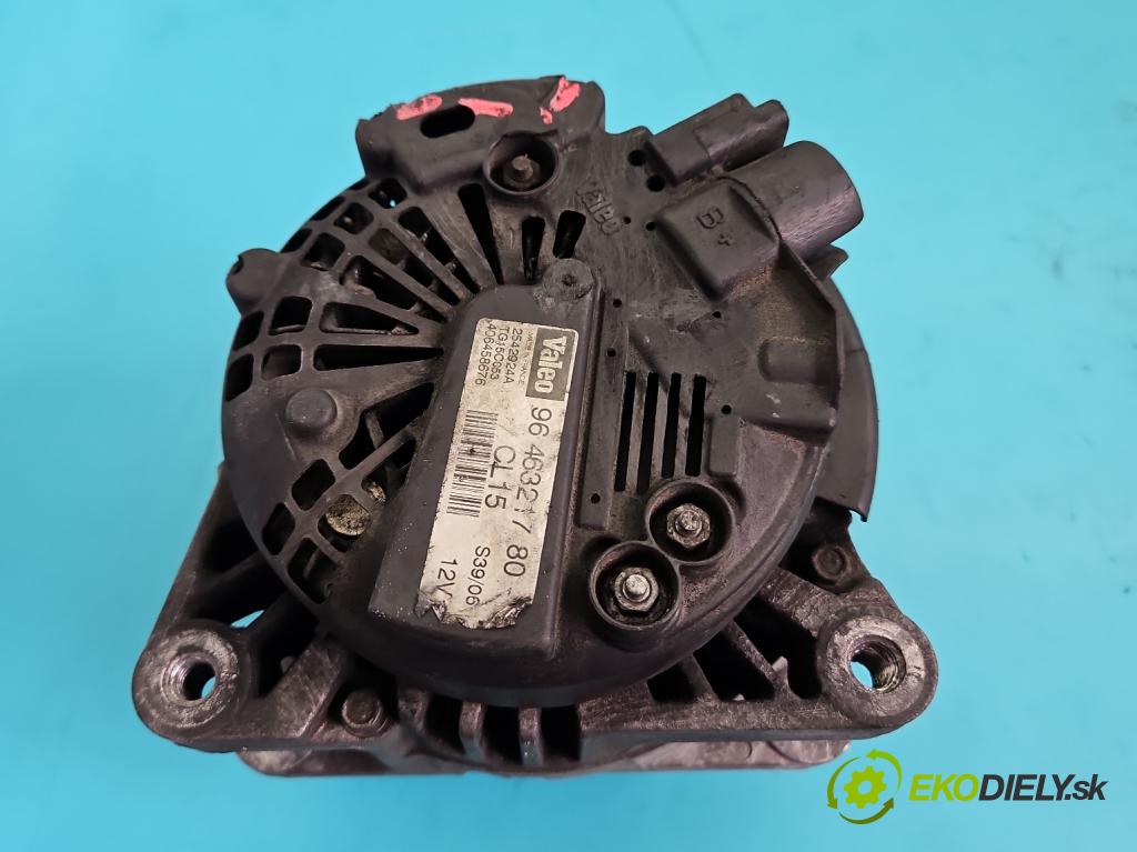Citroen C3 I 2002-2009 1.4 HDI 68 HP manual 50 kW 1398 cm3 5- Alternator 9646321780 (Alternátor)