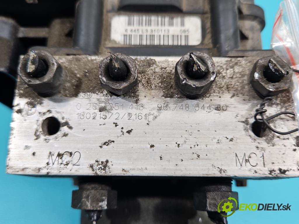 Citroen C5 II 2008-2017 2.0 hdi 163 HP automatic 120 kW 1997 cm3 5- čerpadlo abs 0265251413 (Pumpa ABS)