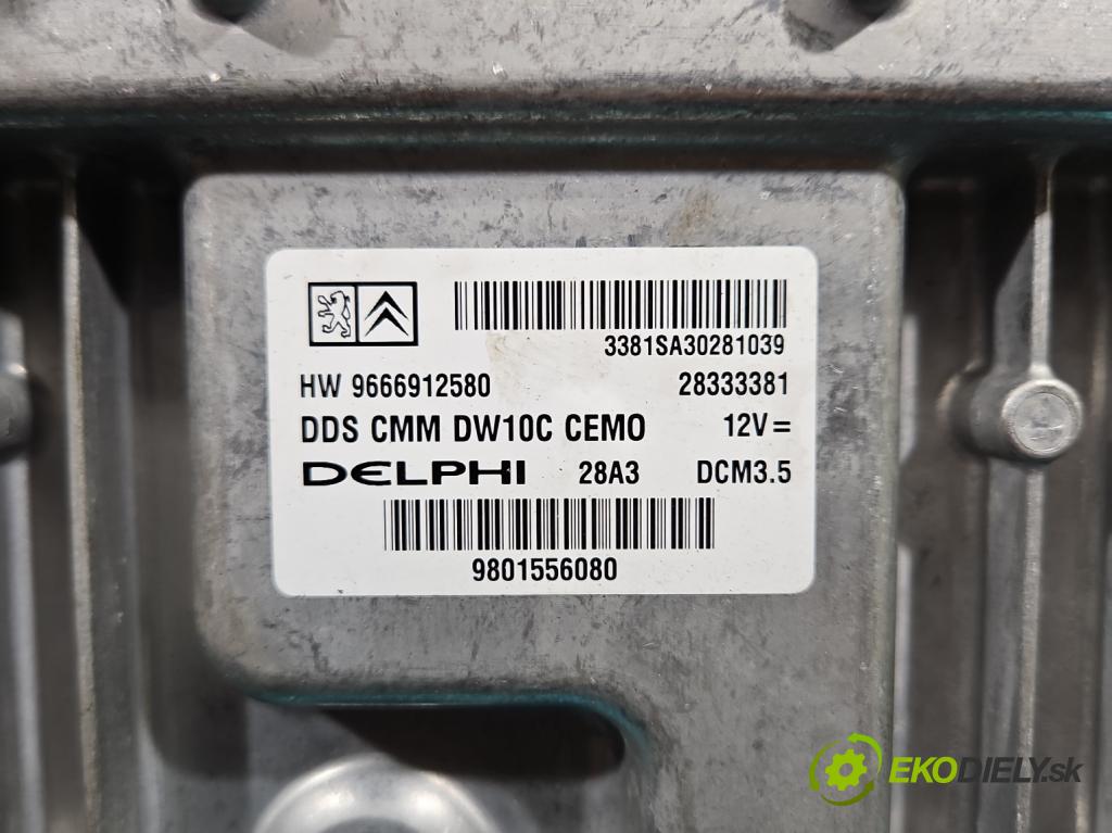 Citroen C5 II 2008-2017 2.0 hdi 163 HP automatic 120 kW 1997 cm3 5- riadiaca jednotka motora 9801556080