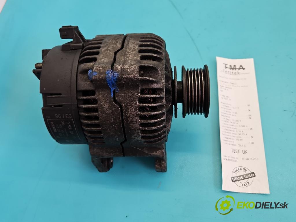 Vw Golf IV 1997-2003 1.6 SR 101 HP manual 74 kW 1595 cm3 5- Alternator 037903025C (Alternátor)