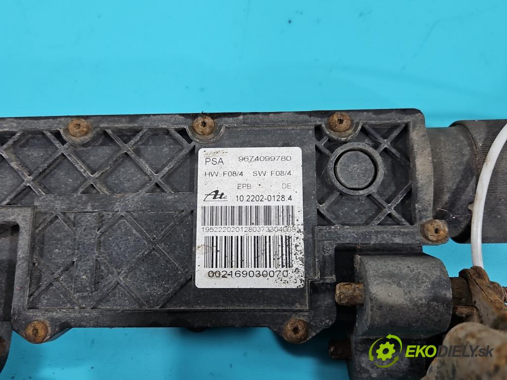 Citroen C5 II 2008-2017 2.0 hdi 163 HP automatic 120 kW 1997 cm3 5- Brzda manuál: elektrický: 9674099780 (Ručná brzda)